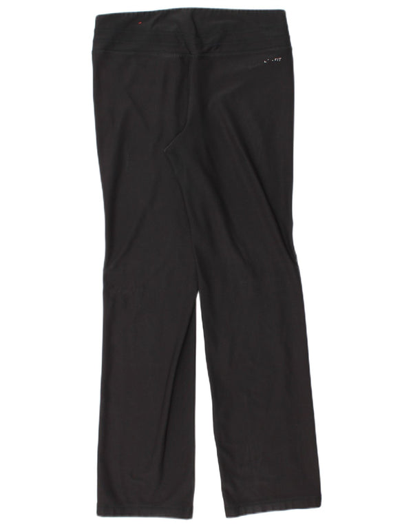 Pantaloni da tuta Nike Dri Fit da donna UK 10 Small Nero Poliestere
