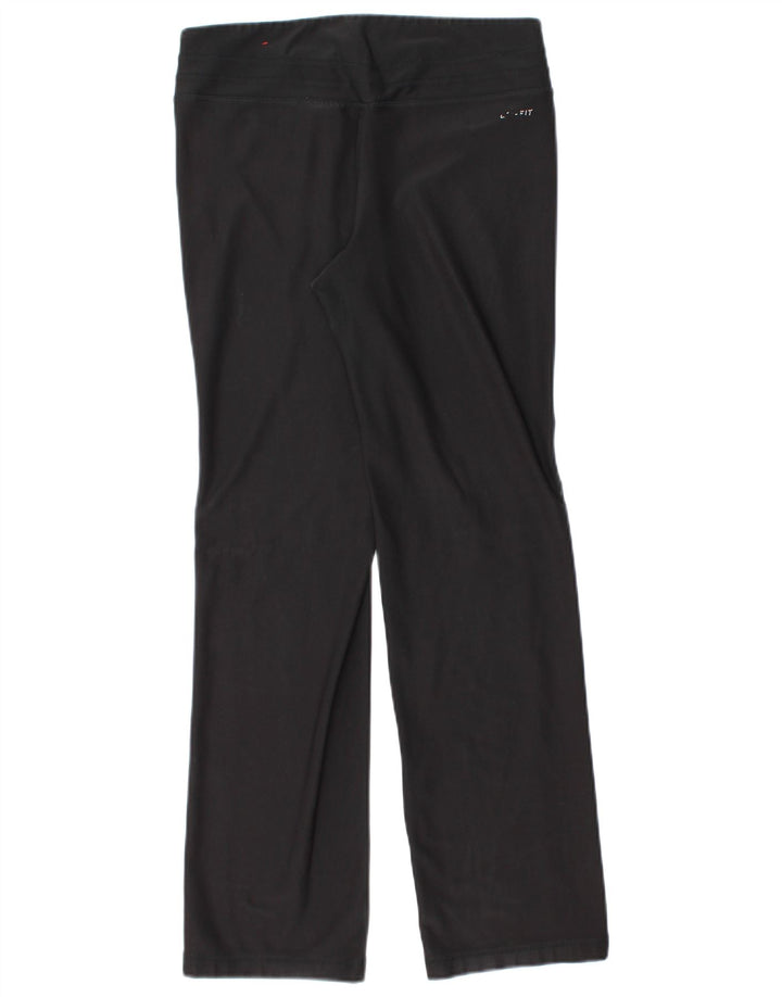 Pantaloni da tuta Nike Dri Fit da donna UK 10 Small Nero Poliestere