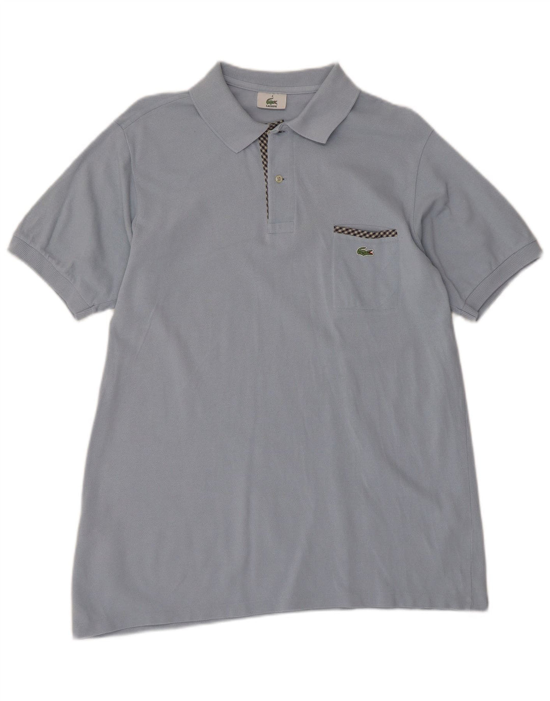 Polo da uomo Lacoste taglia 4 in cotone blu medio