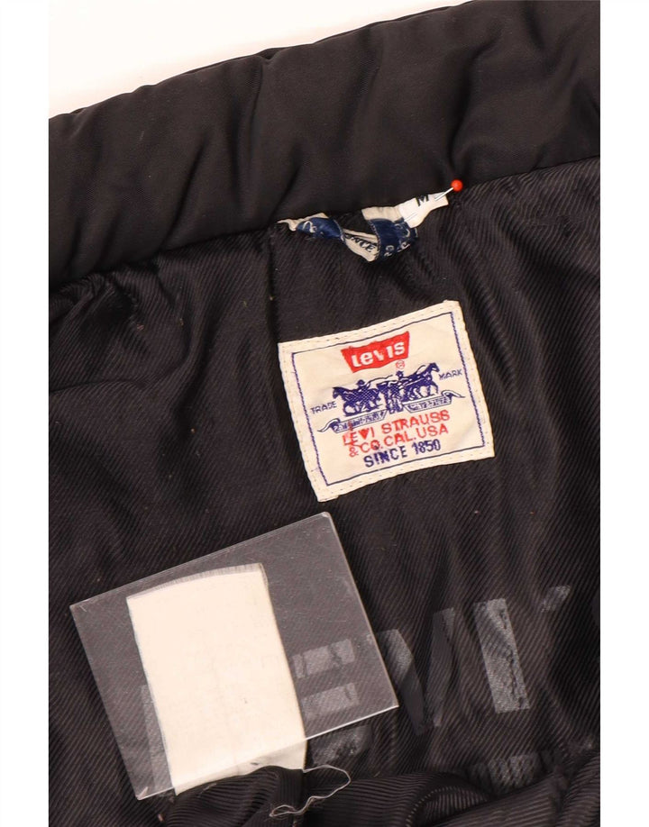 Giacca imbottita da uomo Levi's UK 38 poliestere nero medio