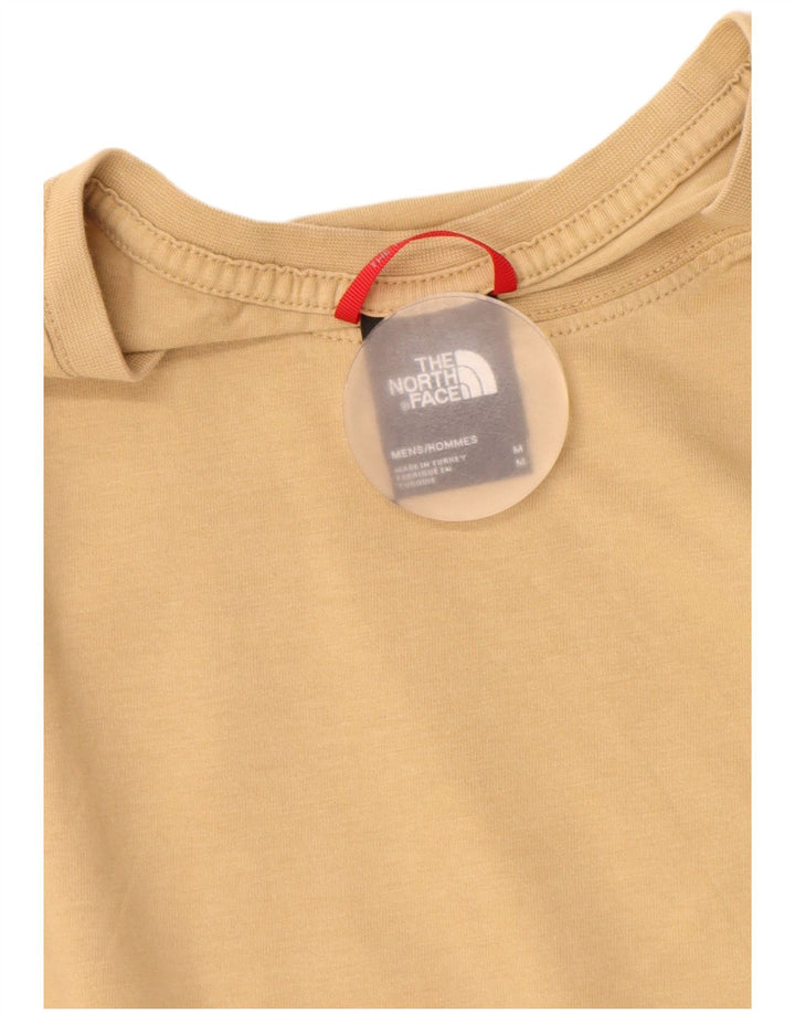 THE NORTH FACE T-shirt grafica da uomo Top in cotone beige medio