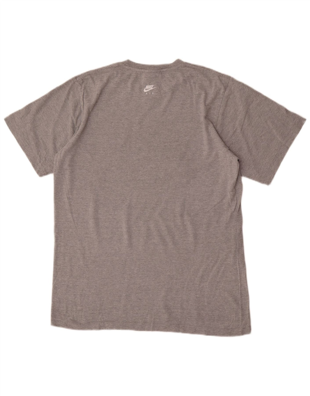 T-shirt grafica da uomo Nike Top UK 39/41 cotone grigio medio