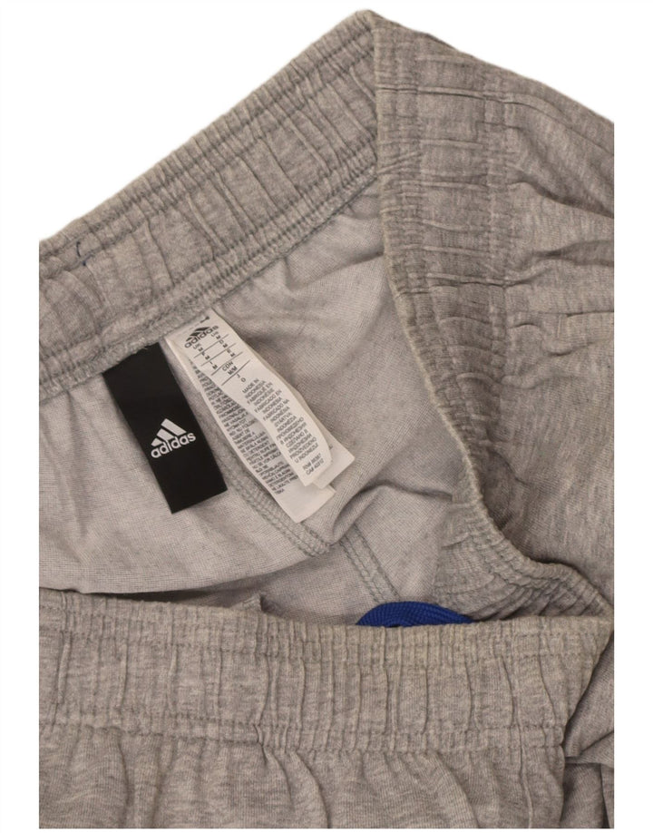 Pantaloni da tuta da uomo Adidas Joggers in cotone grigio medio