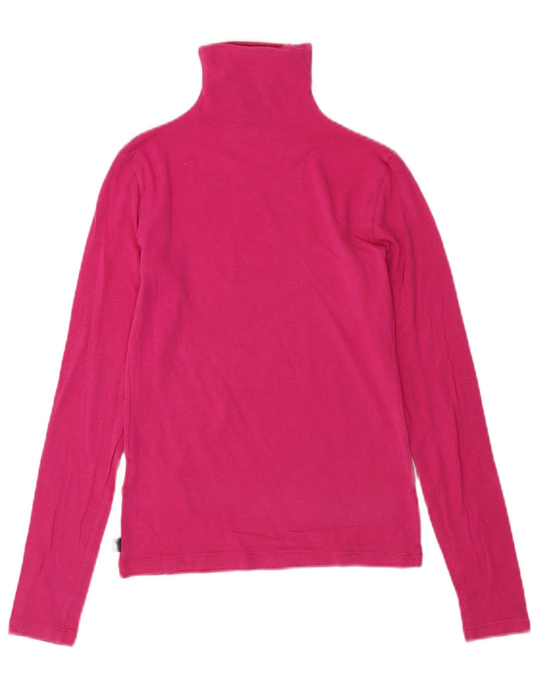 Top Nike da donna a maniche lunghe UK 8/10 piccolo cotone rosa