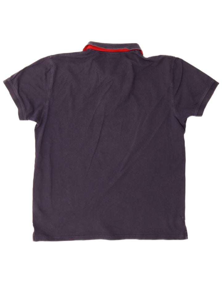Polo da uomo Gant XL in cotone blu navy