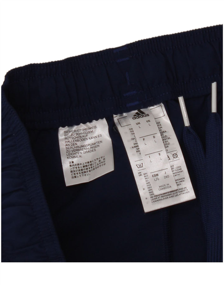 Pantaloni da tuta ADIDAS Aeroready da uomo grandi in poliestere blu navy