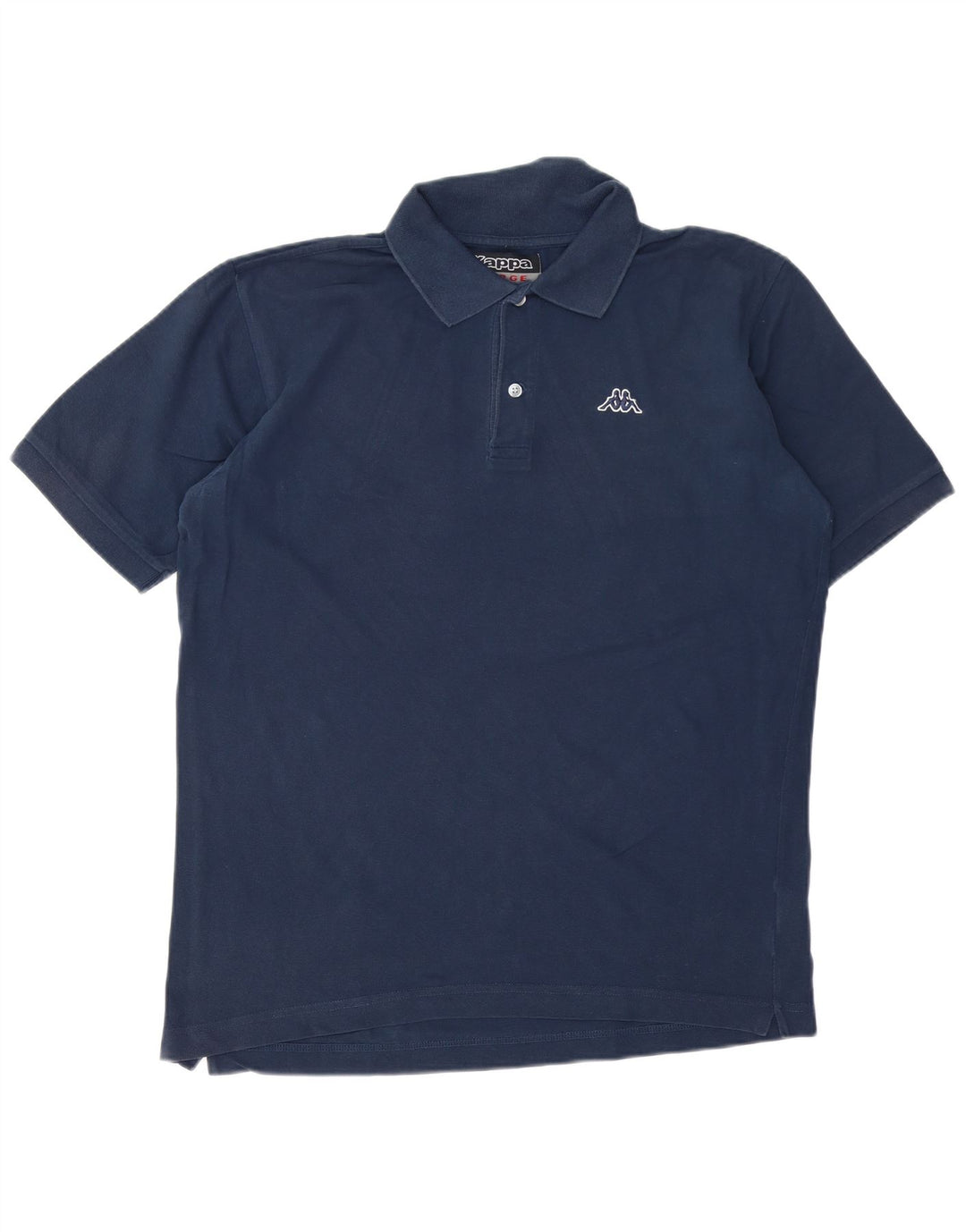 Polo Kappa Uomo Large in cotone Blu Navy