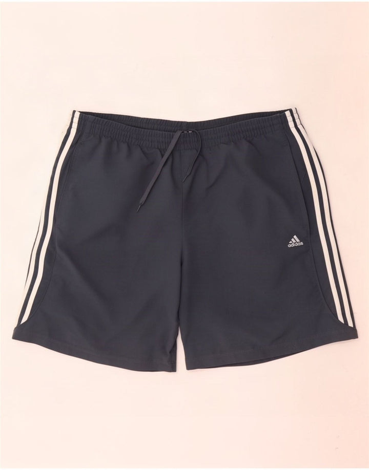Pantaloncini sportivi Adidas Climalite da uomo XL grigi