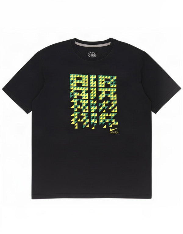 T-shirt grafica Nike da uomo con vestibilità standard UK 46/48 XL Nera
