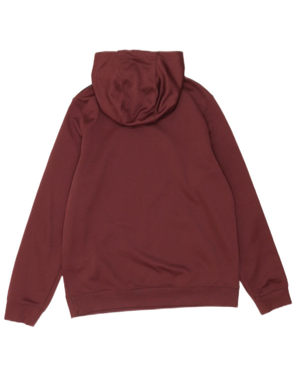 Felpa con cappuccio grafica Nike da ragazzo, 12-13 anni, grande, in poliestere bordeaux
