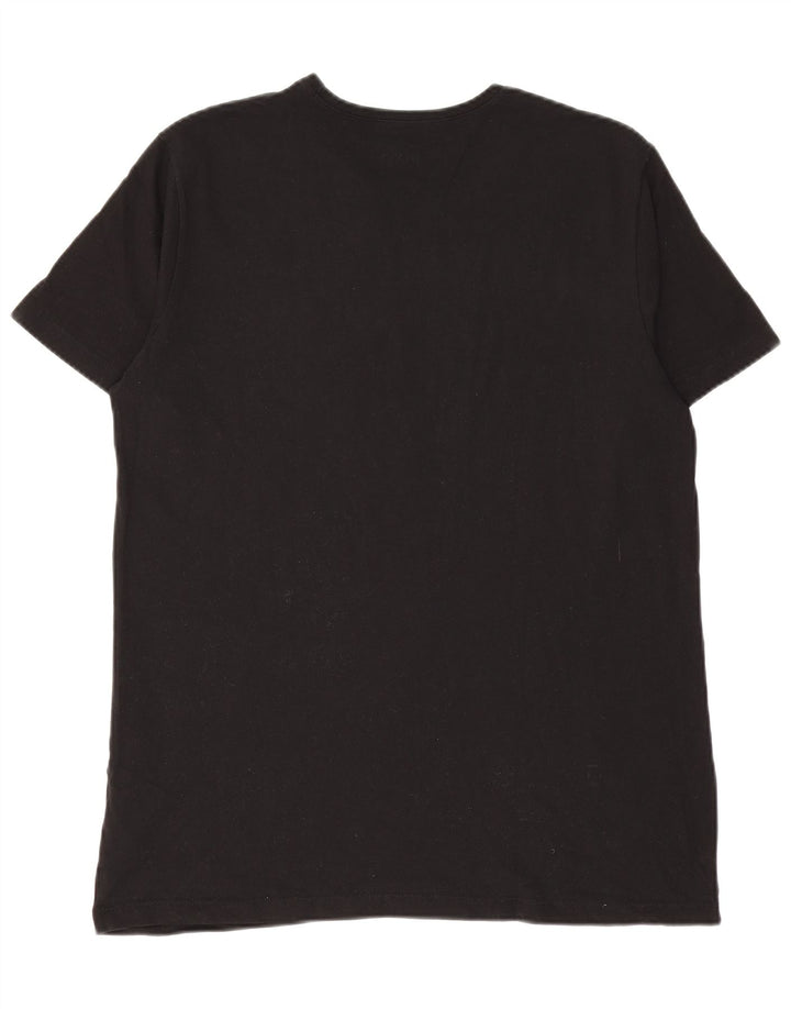 T-shirt da uomo HUGO BOSS Top in cotone nero medio