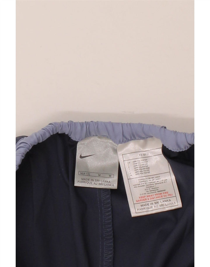 NIKE Womens Bermuda Sport Shorts US 8/10 Medium  Navy Blue Polyester Vintage Nike and Second-Hand Nike from Messina Hembry 
