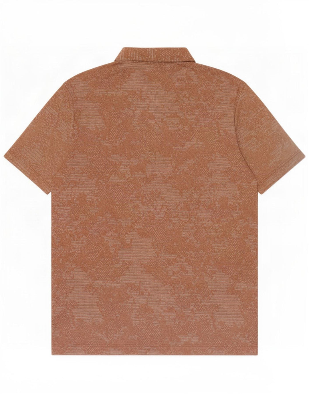 Polo Adidas da uomo grande in poliestere geometrico marrone