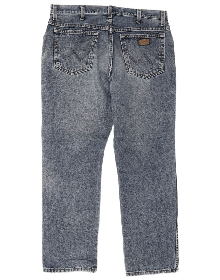 Jeans dritti da uomo Wrangler Texas W35 L30 cotone blu