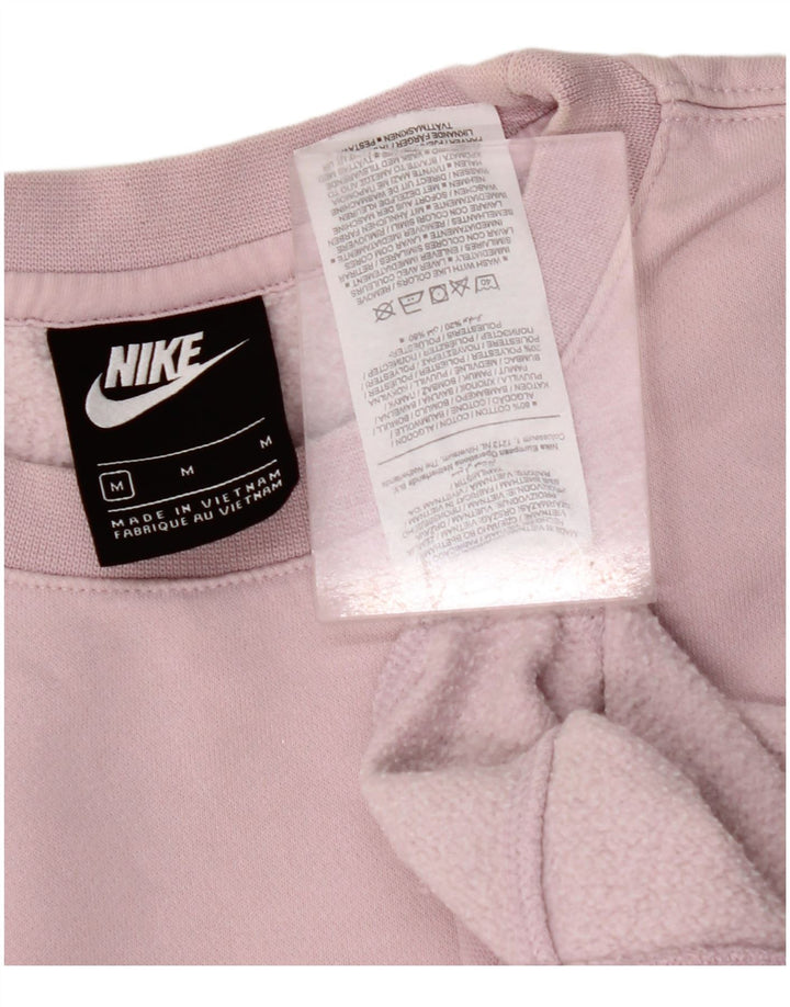 Felpa oversize da donna NIKE, maglione UK 14, cotone viola medio