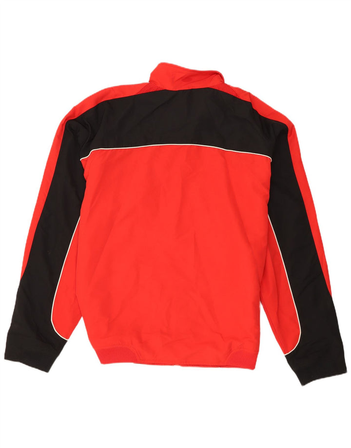 Giacca da tuta da uomo Adidas UK 48/50 XL Poliestere color block rosso