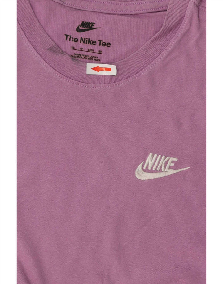 T-shirt da uomo Nike Top XS viola in cotone