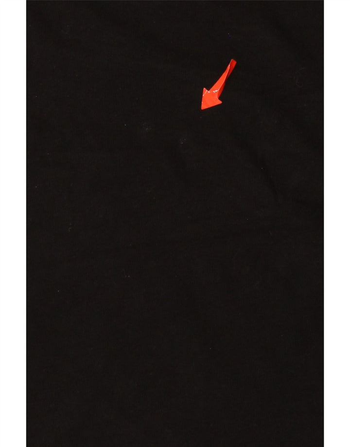 T-shirt da uomo Hugo Boss Top grande in cotone nero