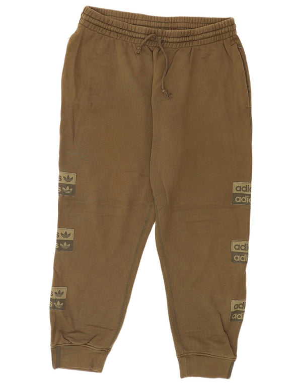 Pantaloni da tuta grafica da uomo Adidas Joggers XL verde cotone sportivo