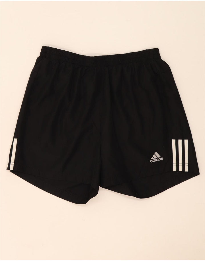 Pantaloncini sportivi Adidas da donna UK 14 medio nero poliestere