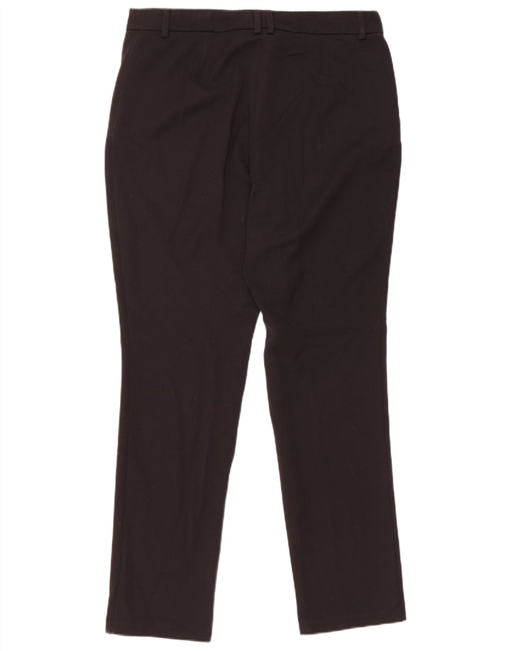 Pantaloni casual slim da donna Marks & Spencer W34 L31 poliestere nero