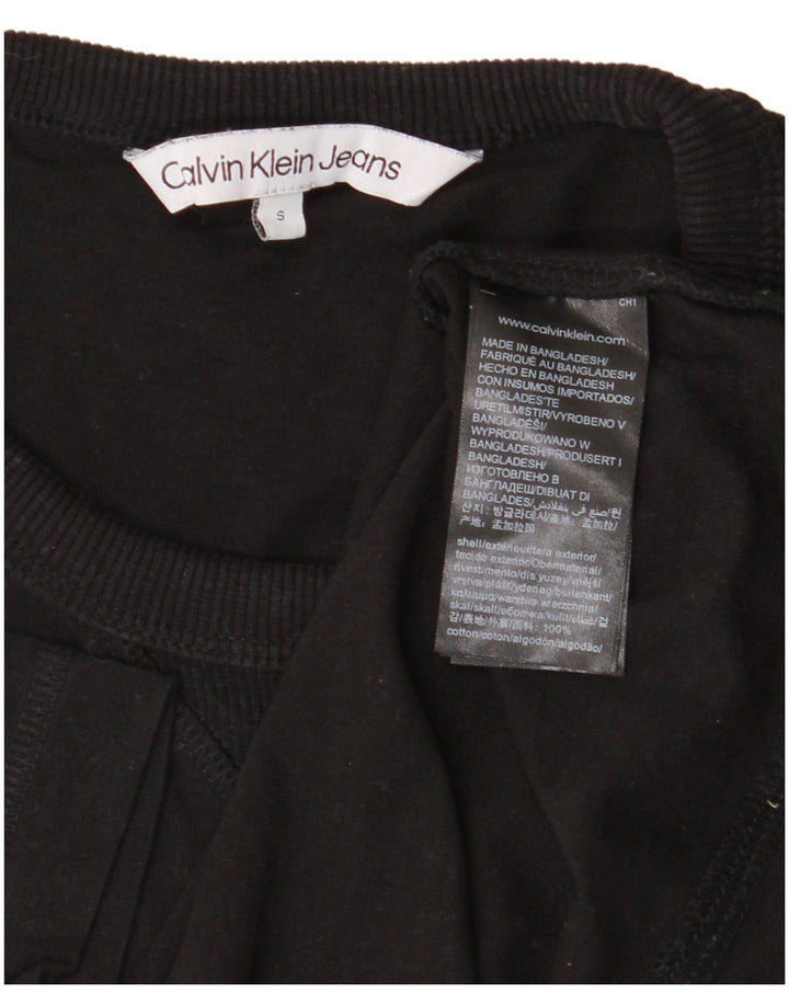 CALVIN KLEIN JEANS T-shirt da uomo Top piccola in cotone nero