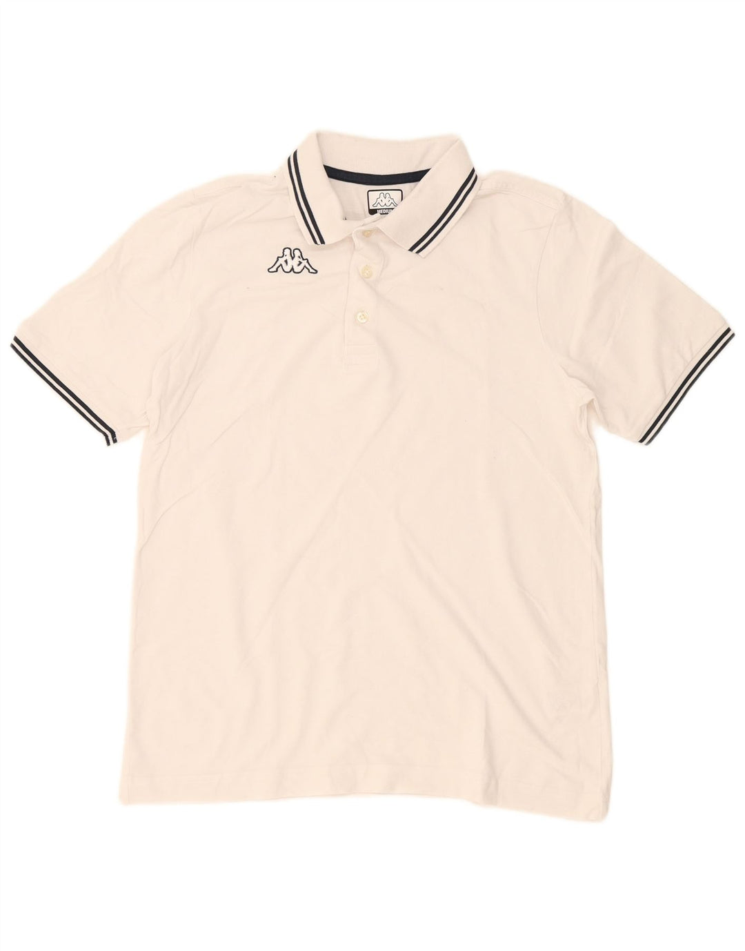 Polo Uomo KAPPA Cotone Medio Bianco