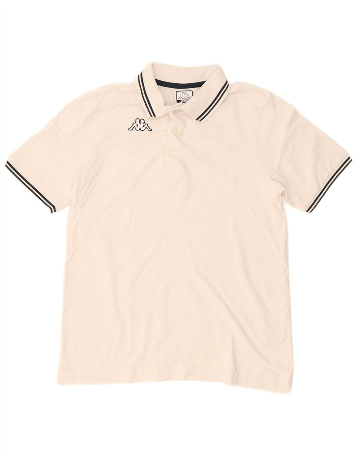 Polo Uomo KAPPA Cotone Medio Bianco