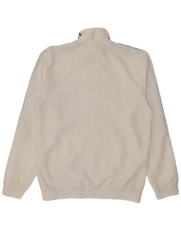 Giacca da tuta da uomo Adidas UK 36/38 Small Poliestere bianco