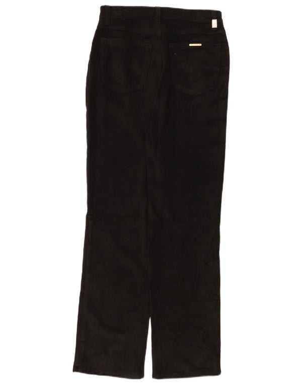 Pantaloni Casual Dritti Donna Trussardi W27 L29 Viscosa Nera