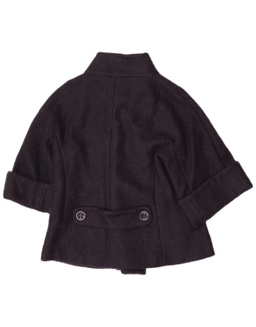 Max & Co. Cappotto da donna con maniche corte a 3/4 UK 12 Lana medio blu navy