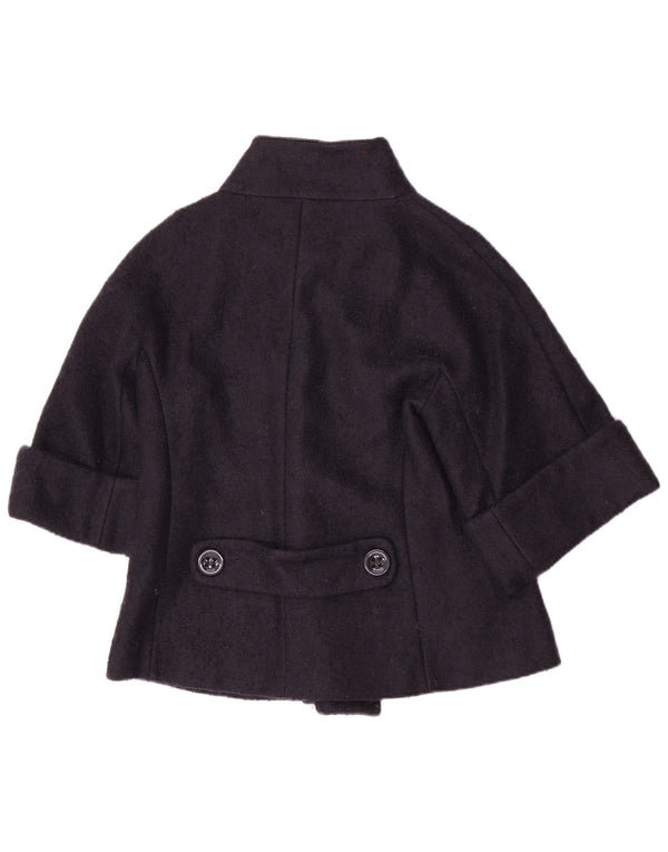 Max & Co. Cappotto da donna con maniche corte a 3/4 UK 12 Lana medio blu navy