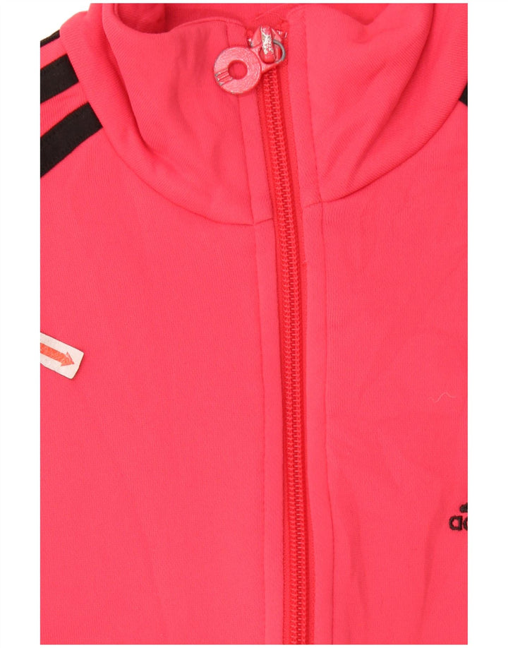 Giacca da tuta da donna ADIDAS UK 10 piccola rosa poliestere