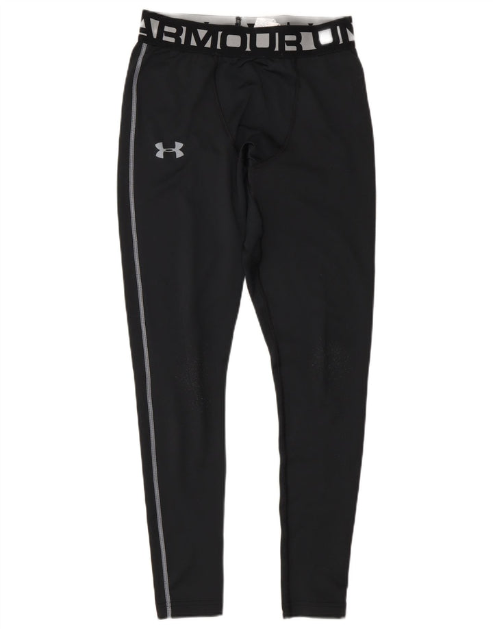 Leggings grafici da uomo Under Armour poliestere nero medio
