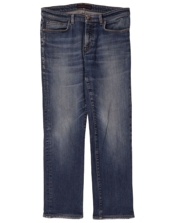 Jeans Dritti Uomo Trussardi W34 L30 Blu