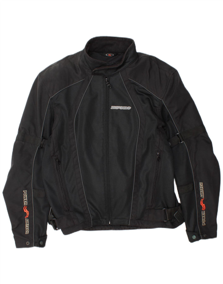 Giacca SPIDI Graphic Racer da uomo UK 42 XL Nera