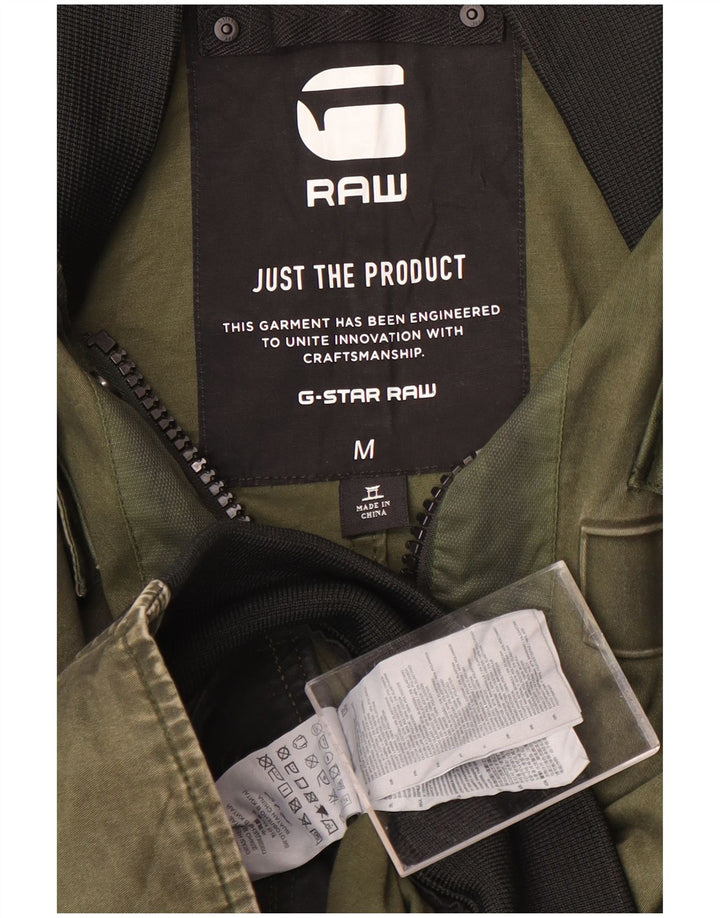 Giubbotto bomber da uomo G-Star UK 38 cotone kaki medio
