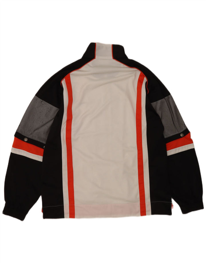 Giacca da tuta da uomo Sergio Tacchini 2XL Poliestere color block bianco