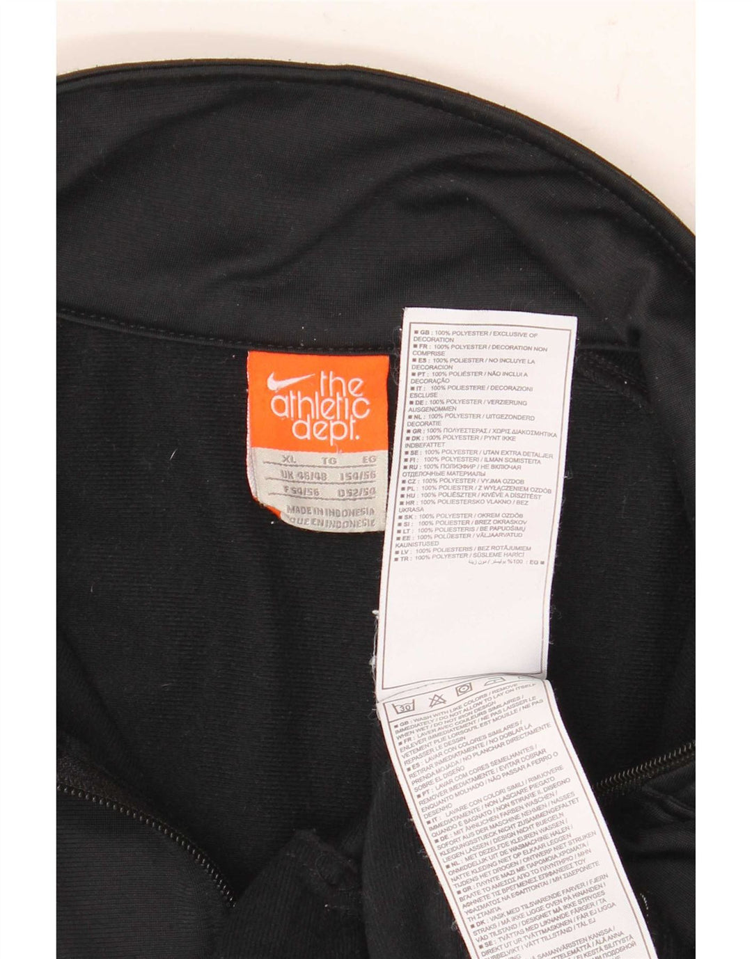 Giacca da tuta da uomo Nike UK 46/48 XL Poliestere color block nero