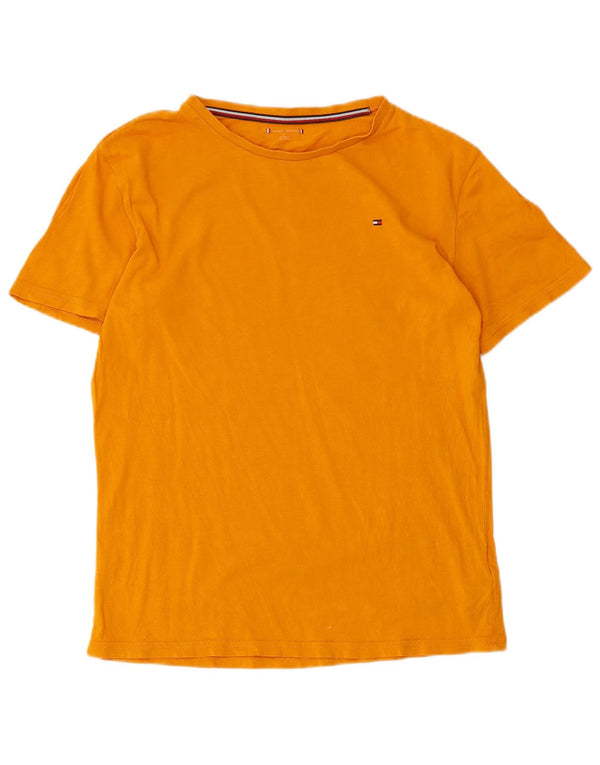 T-shirt da ragazzo Tommy Hilfiger Top 14-15 anni in cotone giallo