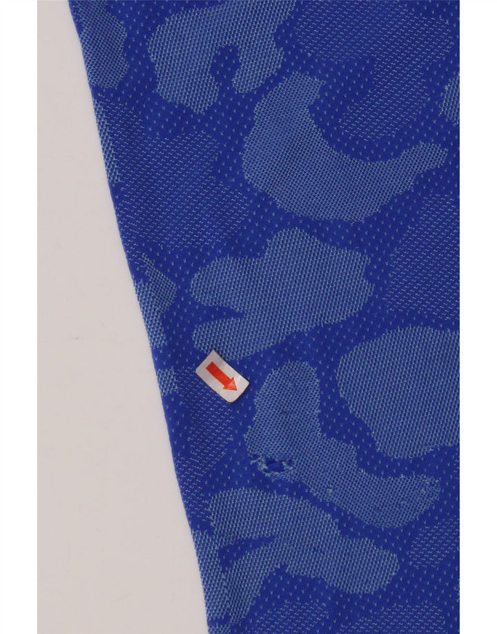 T-shirt NIKE Dri Fit da donna Top UK 10 Small Blue Camouflage