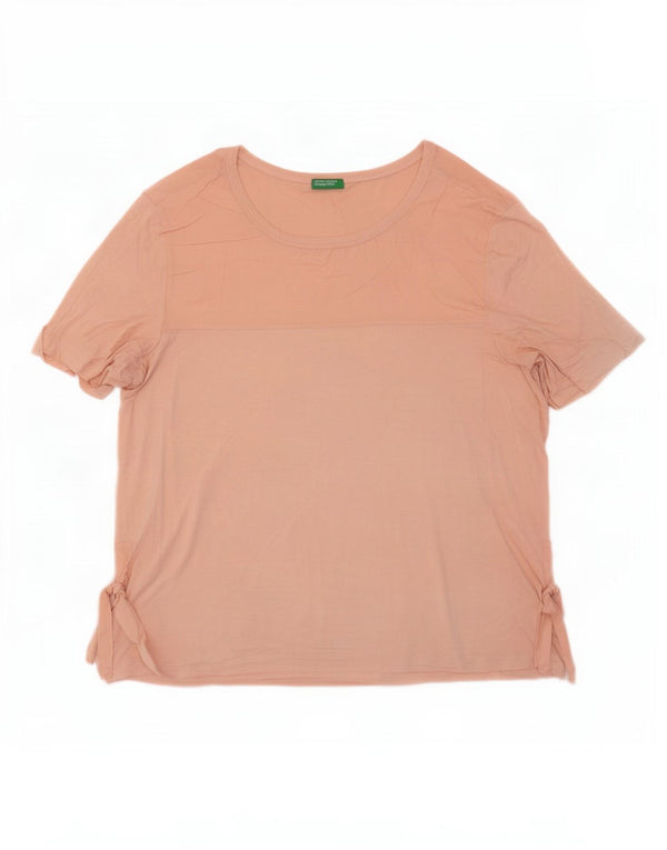 T-shirt da donna Benetton Top UK 16 grande rosa