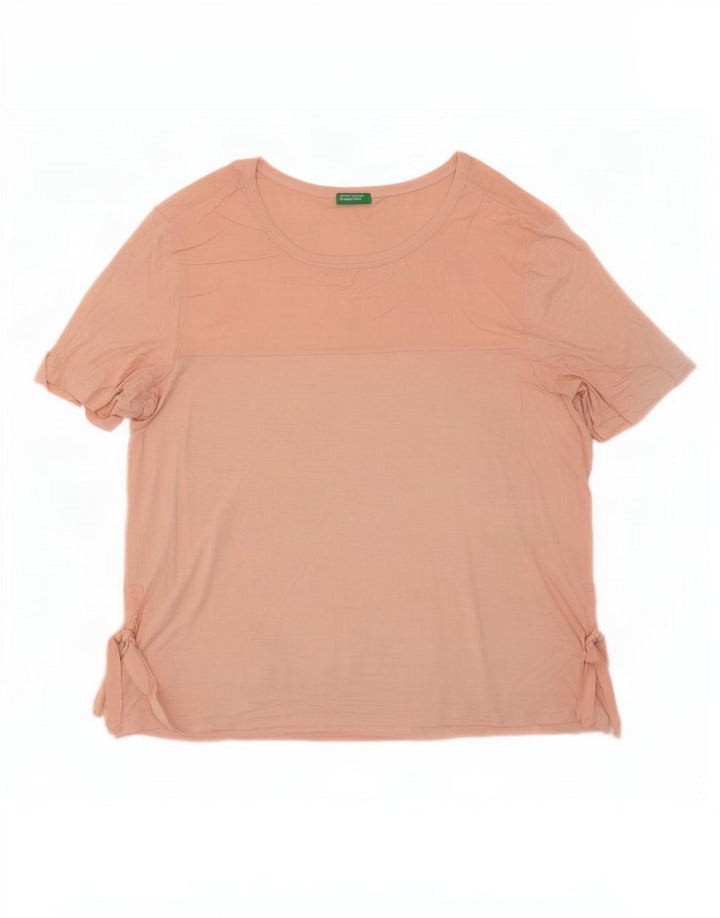 T-shirt da donna Benetton Top UK 16 grande rosa