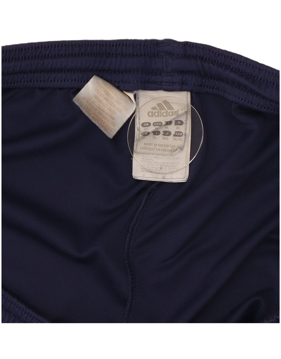 Pantaloncini sportivi Adidas Climalite da uomo XL in poliestere blu navy