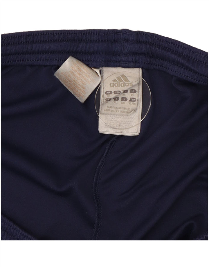 Pantaloncini sportivi Adidas Climalite da uomo XL in poliestere blu navy