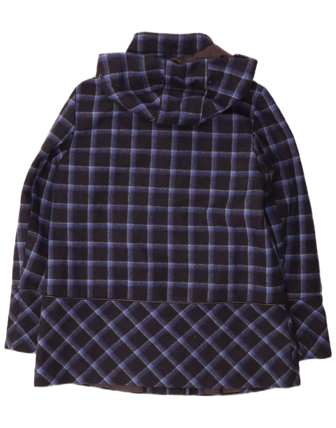 Giacca a vento con cappuccio da donna ESPRIT UK 14 Medium Black Check