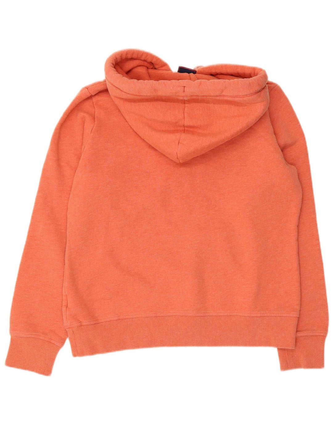Felpa con cappuccio da donna Superdry UK 12 cotone arancione medio