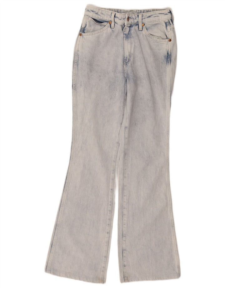 WRANGLER Womens Bootcut Jeans W25 L31 Blue Cotton