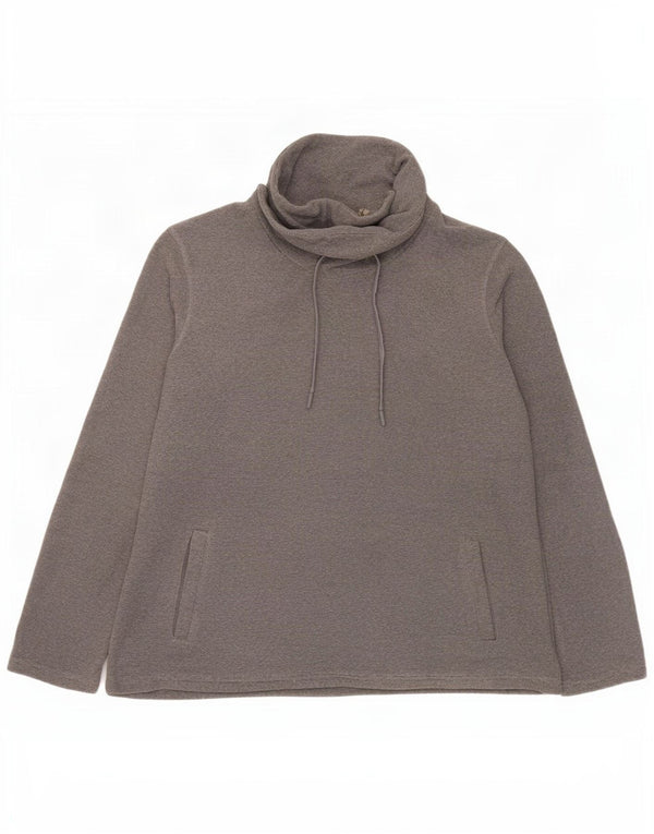 Maglione in pile da donna con collo a scialle Mountain Warehouse UK 18 XL Poliestere grigio