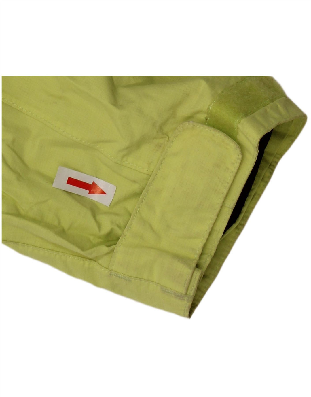 JACK WOLFSKIN Giacca antipioggia da donna con cappuccio UK 18 XL Verde poliammide